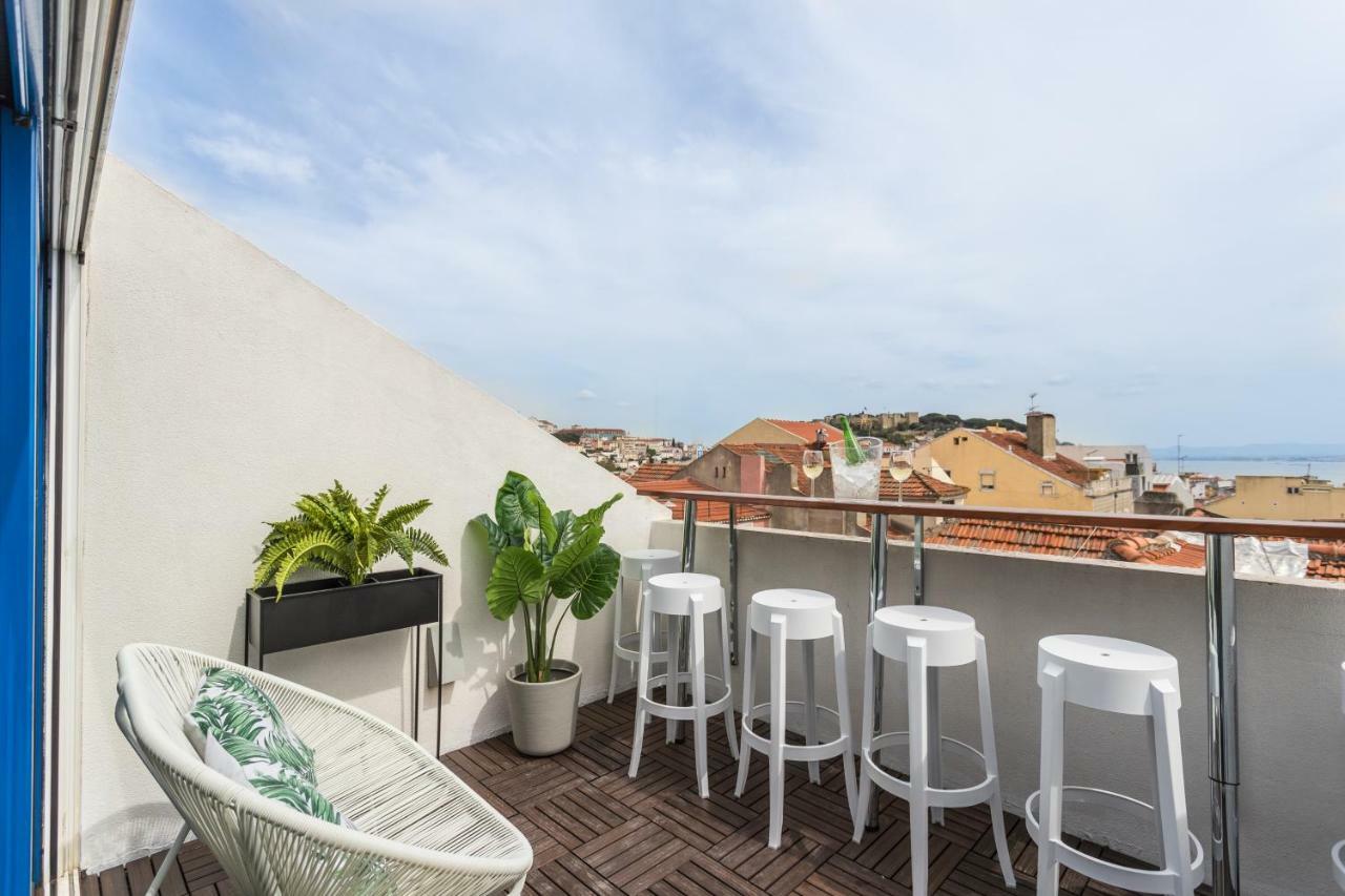 Rossio Penthouse Three-Bedroom Apartment W/ River View And Parking - By Lu Holidays Lisboa Eksteriør bilde